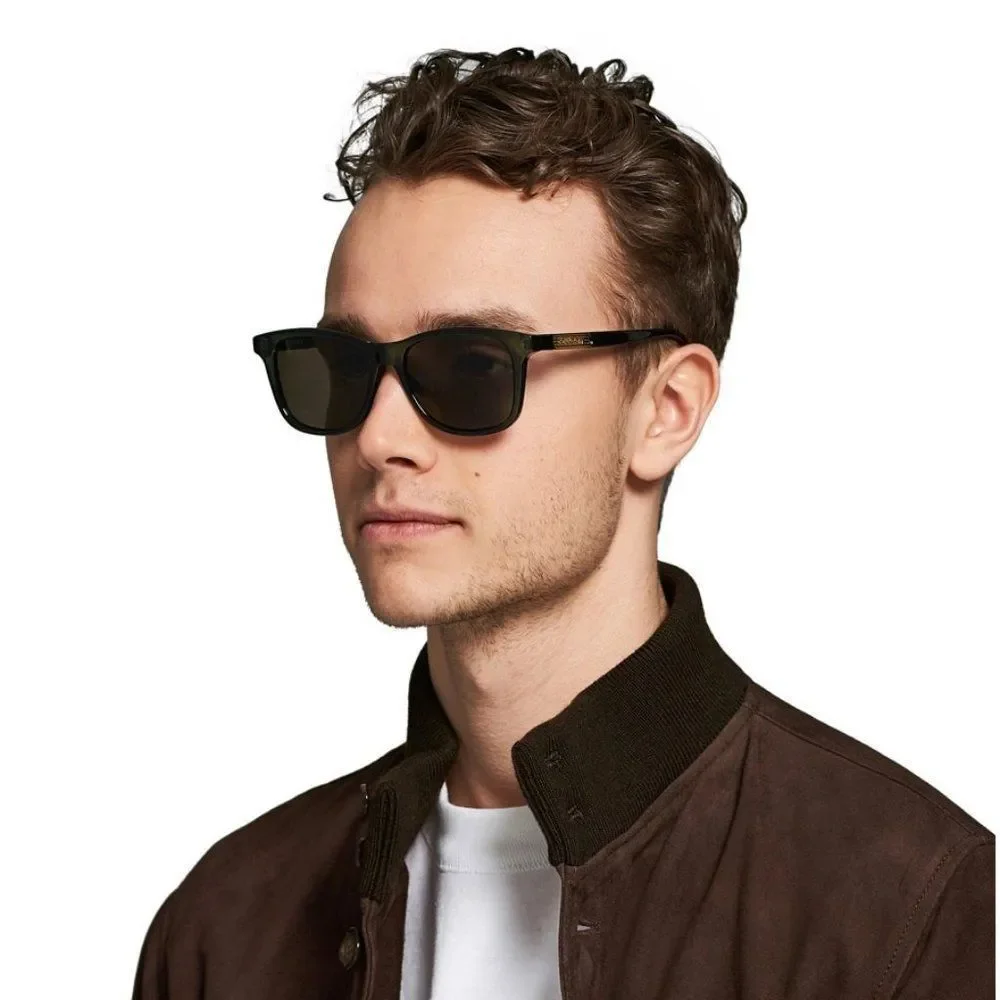 Gucci GG0936S 003 Sunglasses Green Brown Square Men